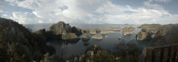 Panorama Raja Ampat, Indonesien 2016